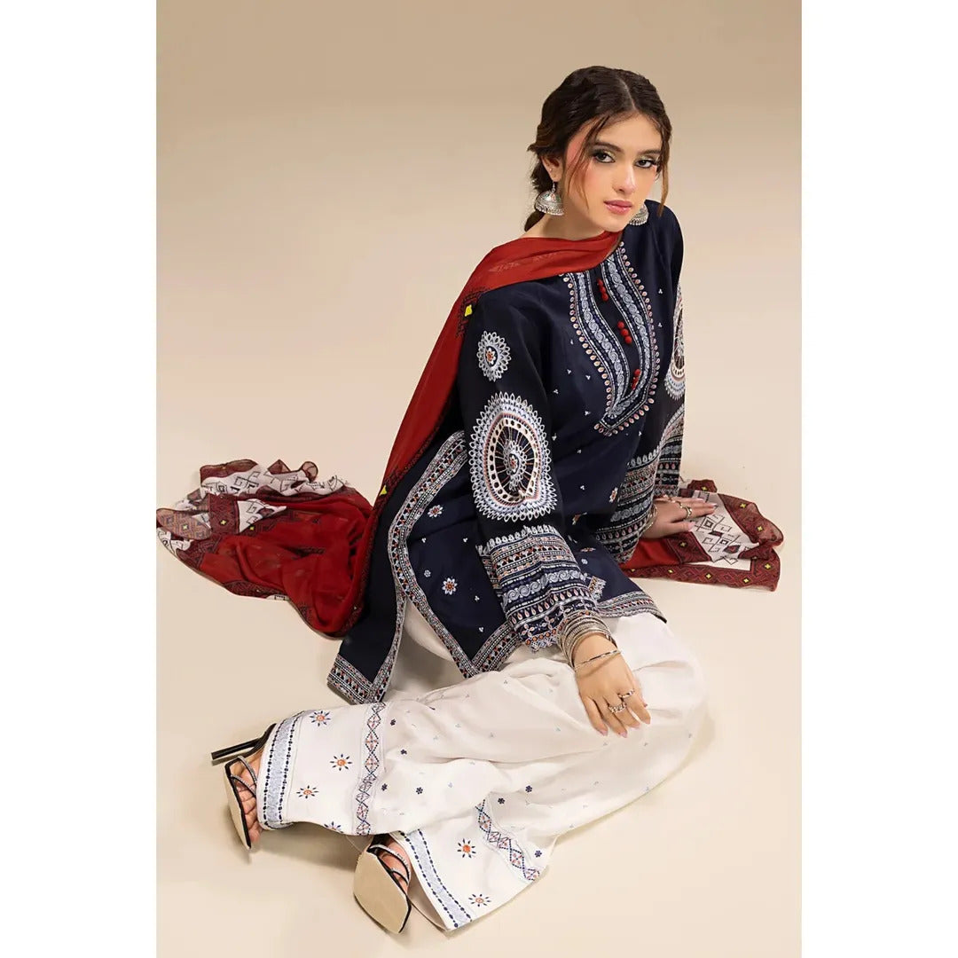 LARA EMBROIDERED 3PC