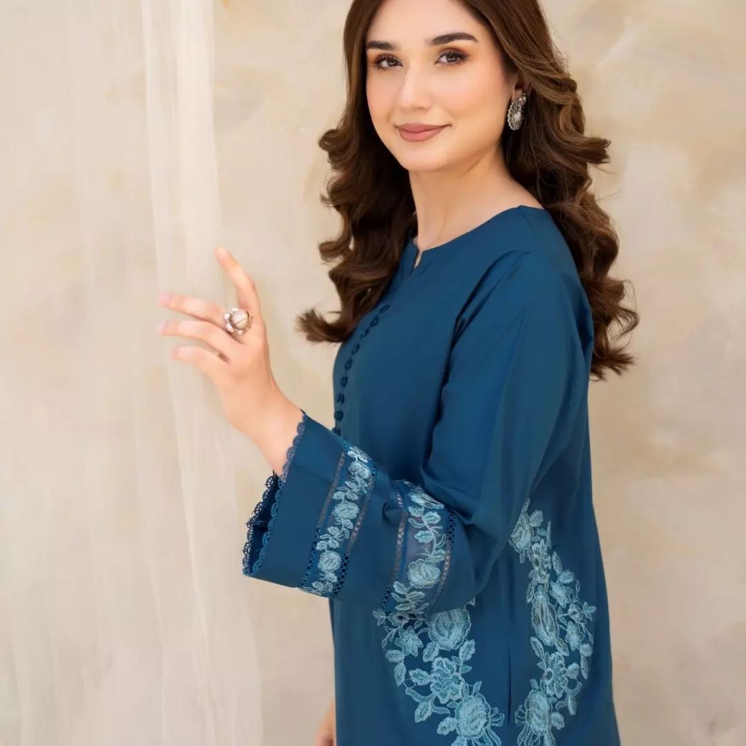 Ella  Embroidery Stitched 2pc