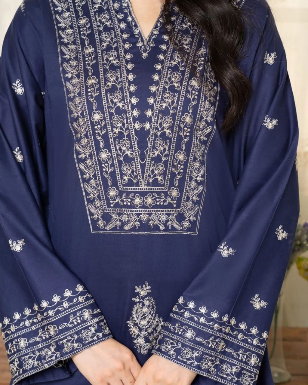 SITARA LONG LENGHT EMBROIDERY 2PC