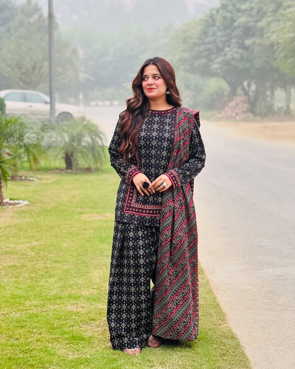ZEENAT 3 PC STITCHED