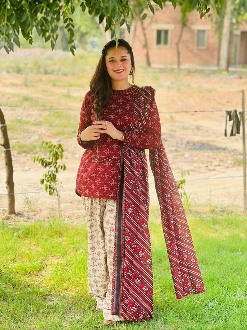 RED BERRYDIGITAL 3PC SHORT FROK