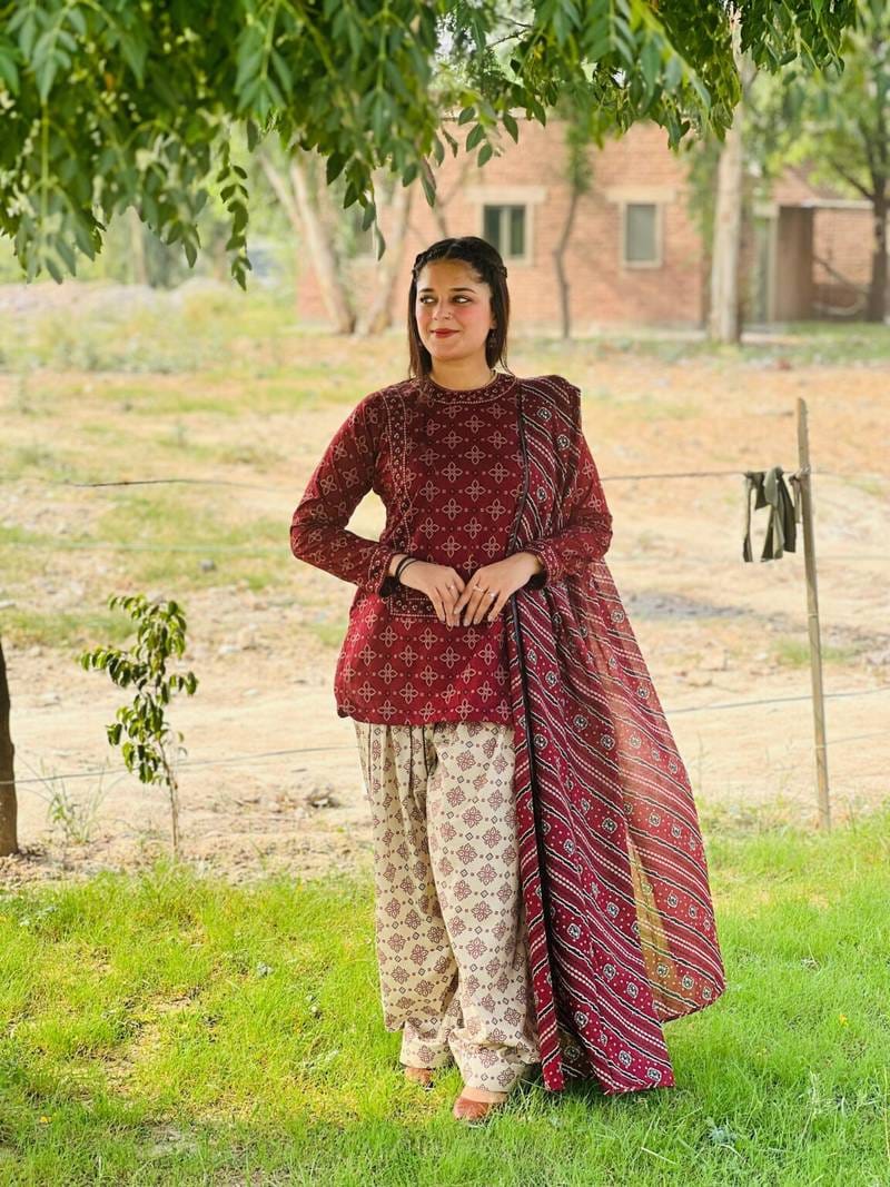 RED BERRYDIGITAL 3PC SHORT FROK
