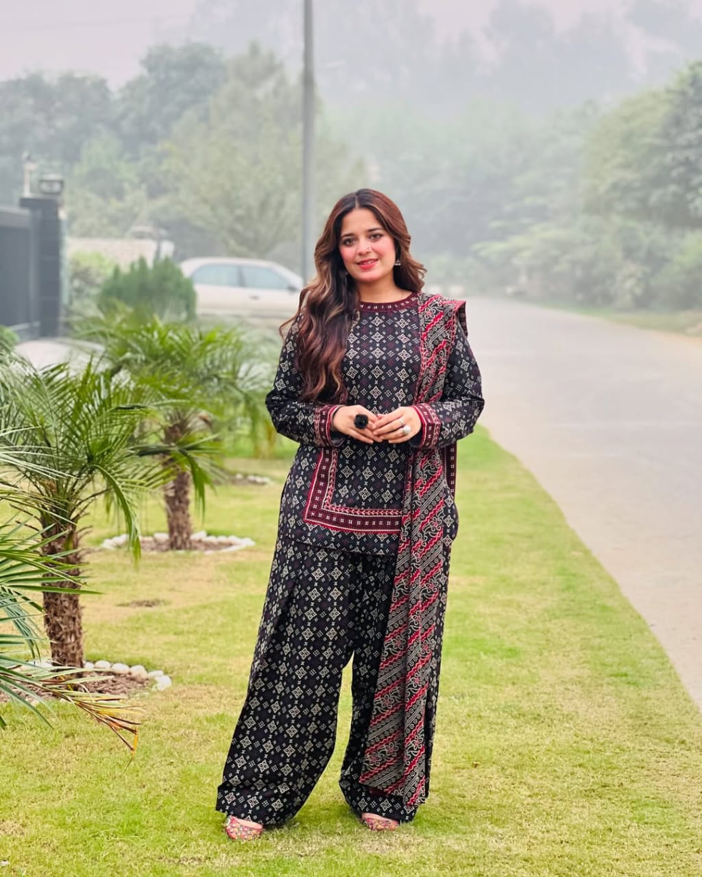ZEENAT 3 PC STITCHED